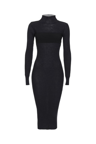 Vestido jersey de lana