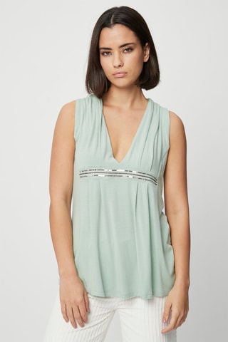 Top - Harmont & Blaine - Negro y verde
