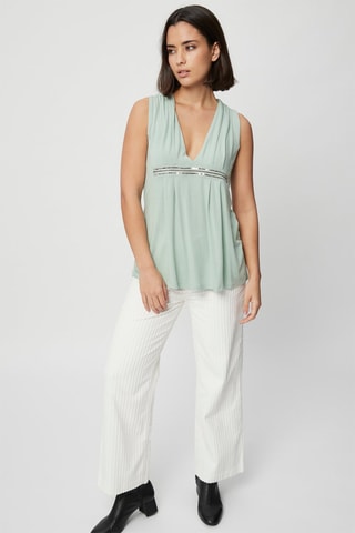 Top - Harmont & Blaine - Negro y verde