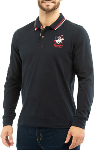 Polo - Beverly Hills - Blanco, rojo y azul