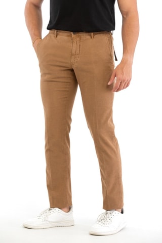 Pantalón slim fit - Incotex - Marrón