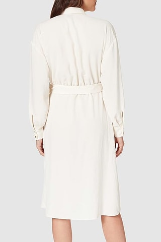 Vestido camisero - Beige