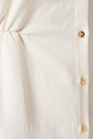 Vestido camisero - Beige