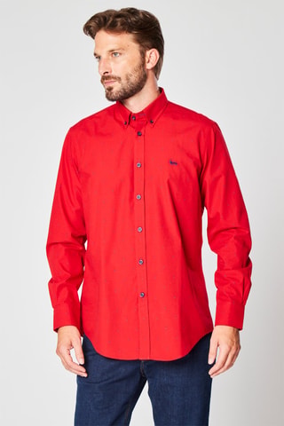 Camisa - Harmont & Blaine - Rojo y azul