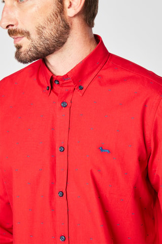 Camisa - Harmont & Blaine - Rojo y azul