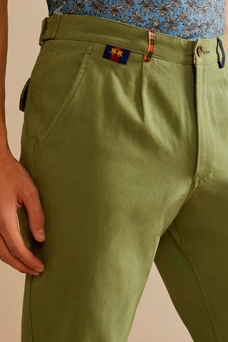 Pantalón recto - La Martina - Verde