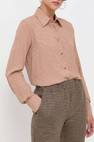 Camisa de seda - Beige
