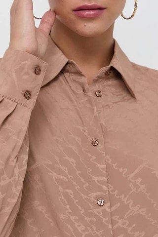 Camisa de seda - Beige