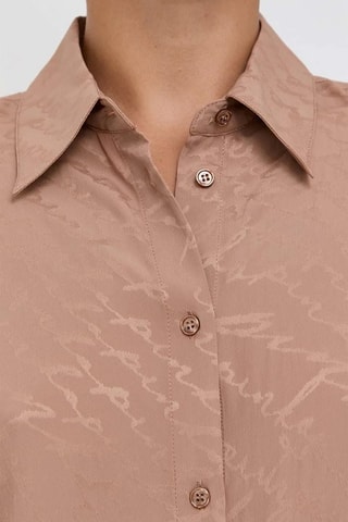 Camisa de seda - Beige