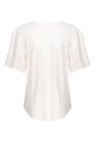 Camiseta de lino - Blanco