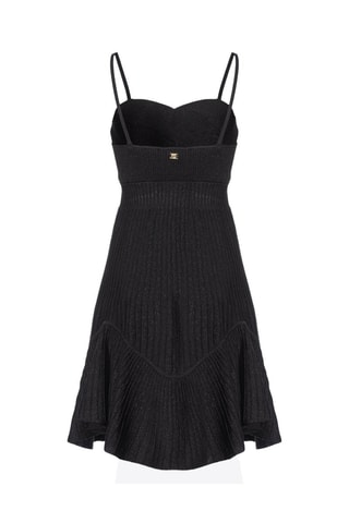 Vestido evasé - Negro