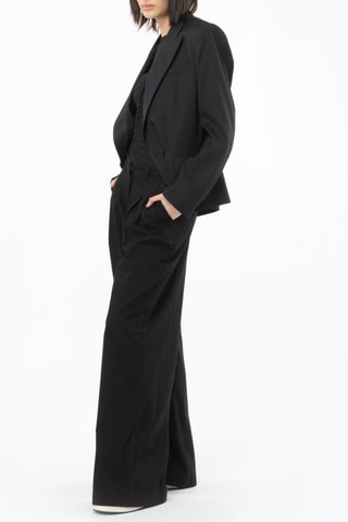 Chaqueta de lana - Negro