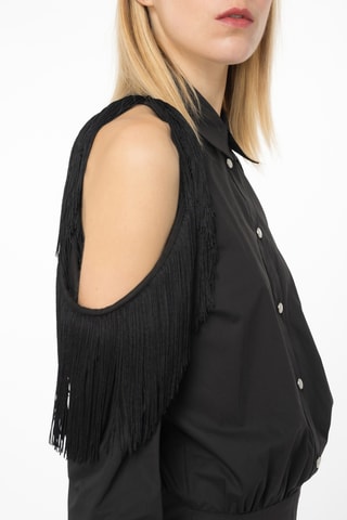 Vestido midi - Negro