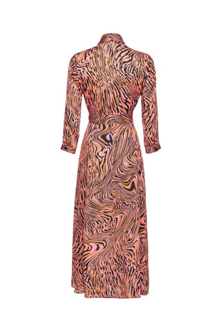 Vestido camisero - Naranja