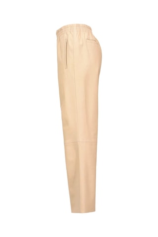 Pantalón de piel de cordero - Beige
