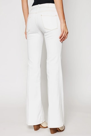 Pantalón flare - Blanco