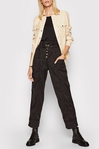 Pantalón de tiro alto - Negro