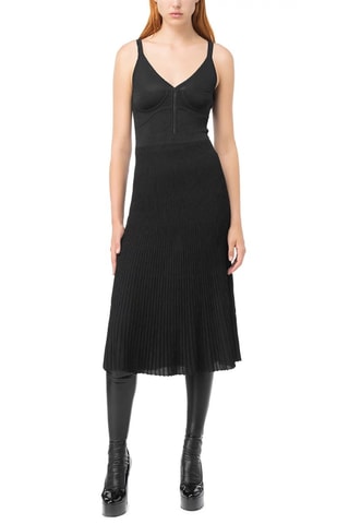 Vestido midi - Negro