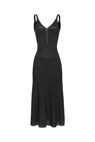 Vestido midi - Negro