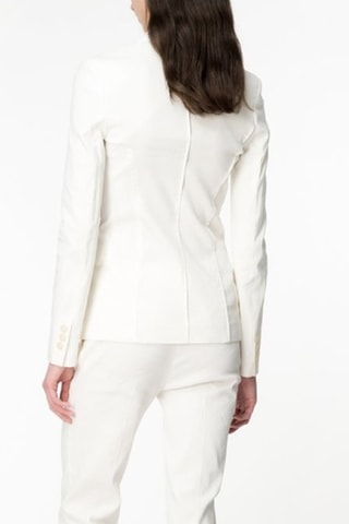 Chaqueta de lino - Beige