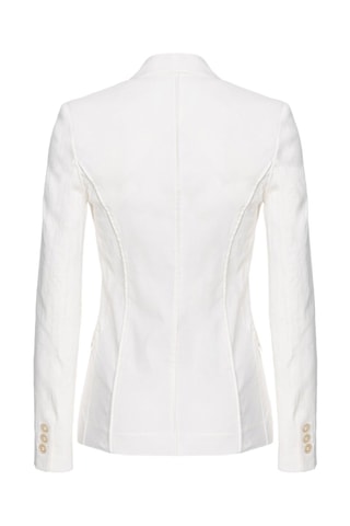 Chaqueta de lino - Beige