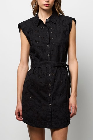 Vestido camisero - Negro