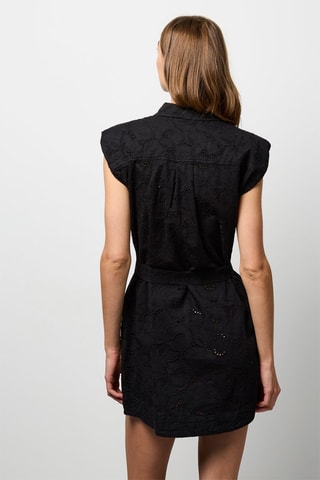 Vestido camisero - Negro