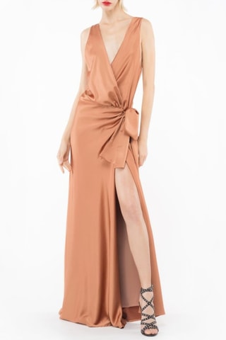 Vestido largo - Marrón