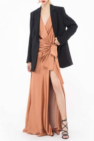 Vestido largo - Marrón