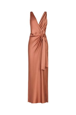 Vestido largo - Marrón