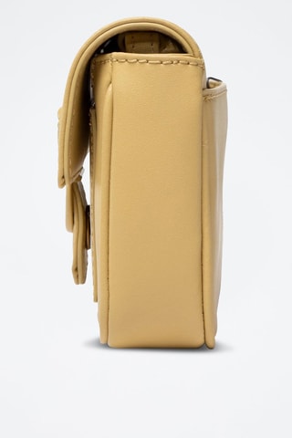 Bandolera de piel - Amarillo y dorado