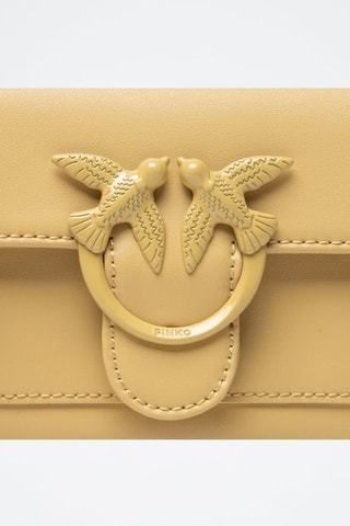 Bandolera de piel - Amarillo y dorado