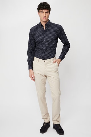Pantalón chino slim fit - Harmont & Blaine Jeans - Crudo