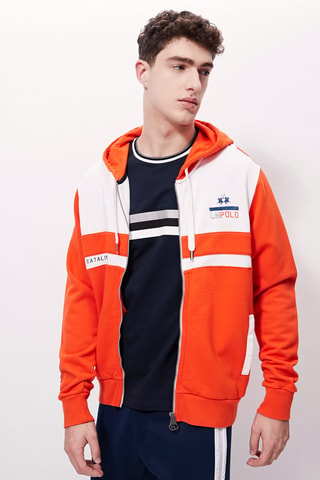 Sudadera con capucha - Naranja