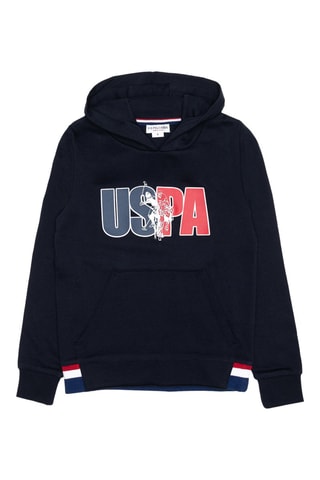 Sudadera con capucha - US Polo - Negro