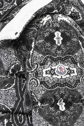Anorak con capucha Gartempe - Moncler - Blanco y negro