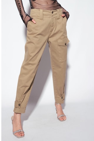 Pantalón cargo - Beige