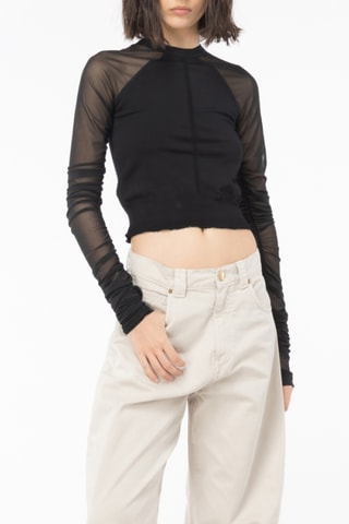 Crop top - Negro