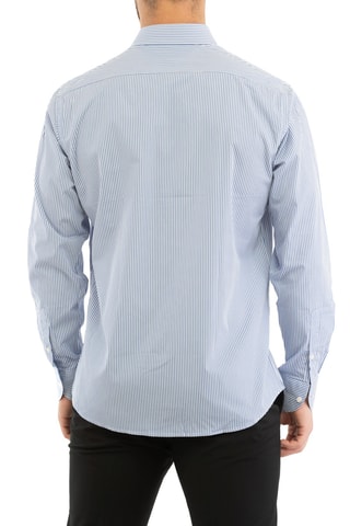 Camisa - Dan John - Blanco y azul