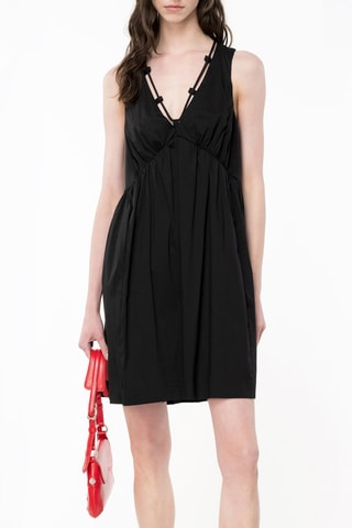 Vestido evasé - Pinko - Negro