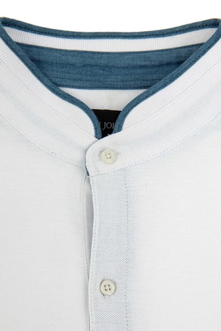 Polo - Blanco y azul