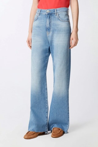 Vaquero wide leg - Azul