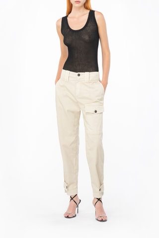 Pantalon cargo - Beige