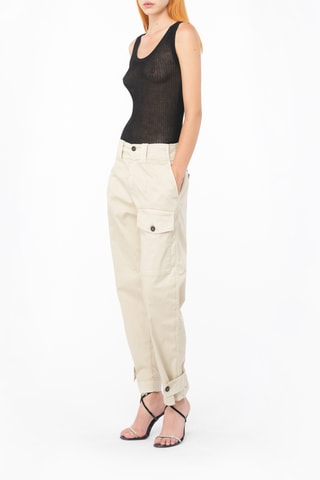 Pantalon cargo - Beige