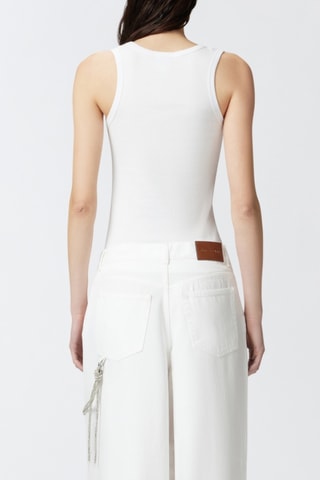 Camiseta de tirantes - Blanco