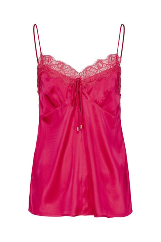 Top de seda - Fucsia
