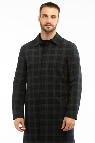 Parka regular fit - Incotex - Verde oscuro