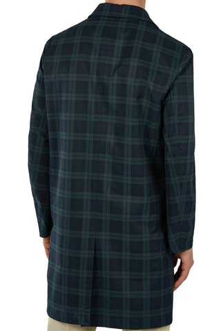 Parka regular fit - Incotex - Azul y verde