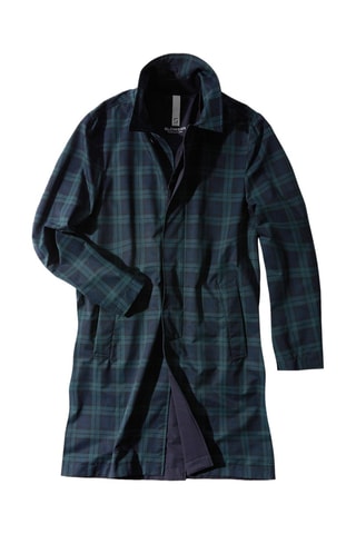 Parka regular fit - Incotex - Azul y verde