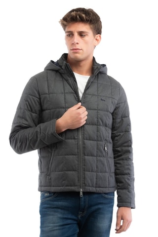 Anorak con capucha - Gris